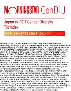 MORNINGSTAR GenDi J Japan ex-REIT Gender Diversity Tilt Index TOP CONSTITUENT 2024